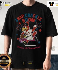 Official St. Louis Cardinals Snap Crackle Boom Power Of Champions Indepencence Day T-Shirt