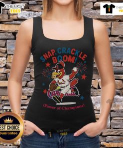 Official St. Louis Cardinals Snap Crackle Boom tank top celebrating Independence Day, perfect for summer baseball fans.
