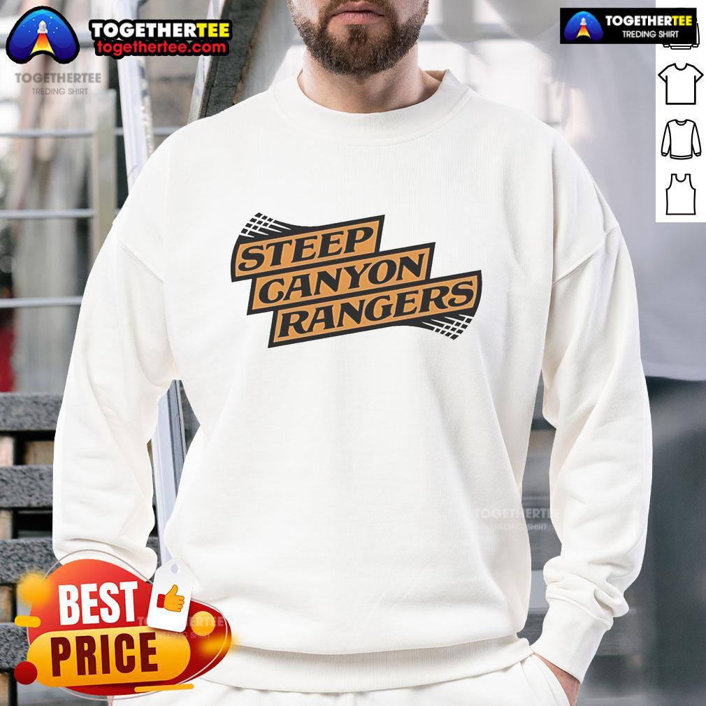 Official Steep Canyon Rangers Logo Sweatshirt Official Steep Canyon Rangers logo sweatshirt featuring a bold design, perfect for fans of the band.