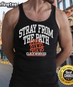 Official Stray From The Path Clockworked tank top featuring bold graphics and a stylish design for fans.