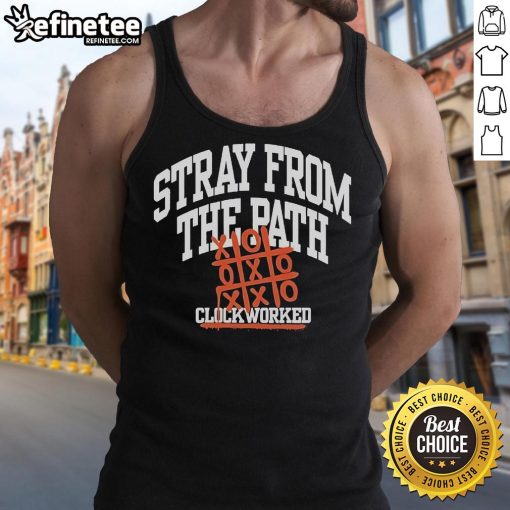 Official Stray From The Path Clockworked tank top featuring bold graphics and a stylish design for fans.