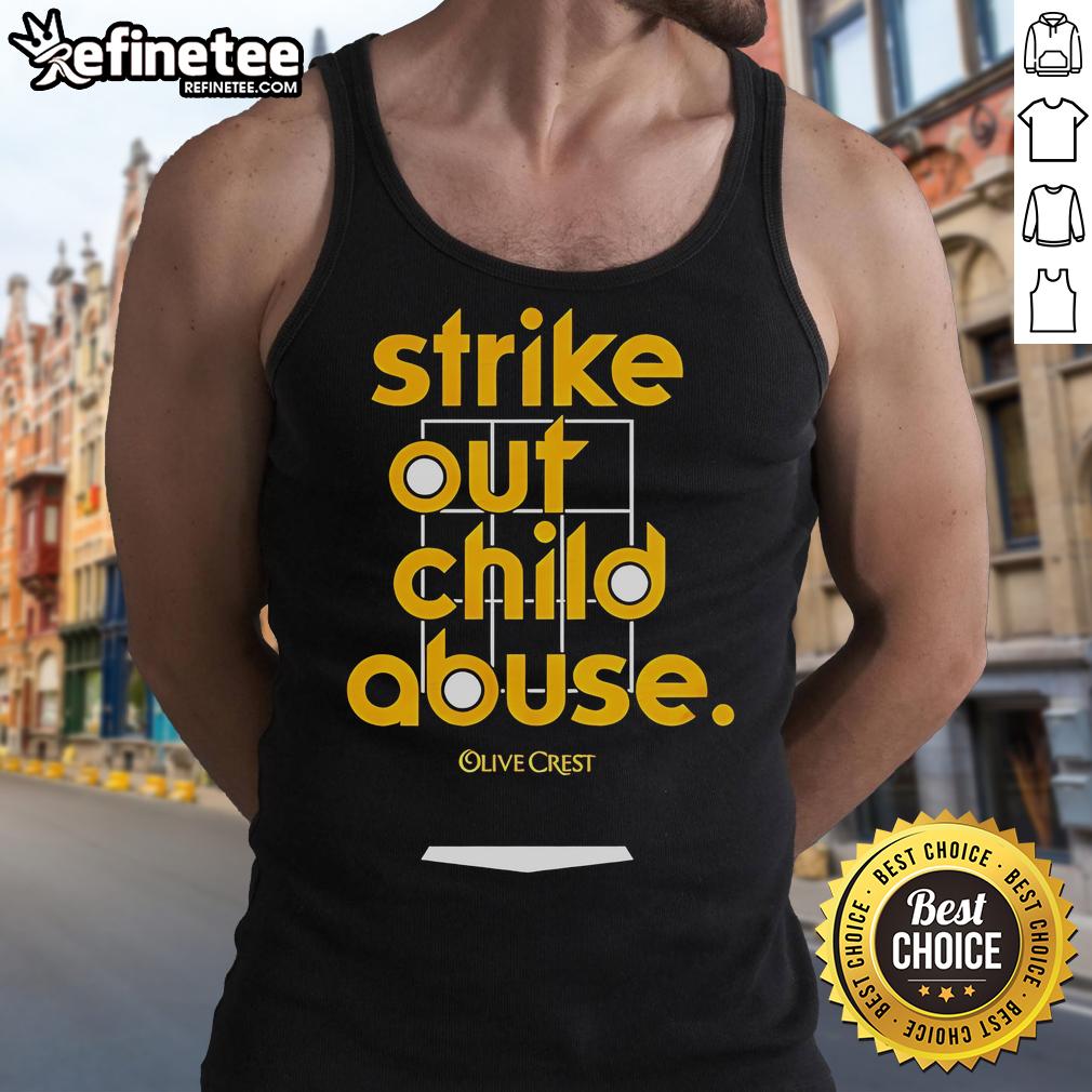 Official Strike Out Child Abuse San Diego Baseball Tank Top Official Strike Out Child Abuse San Diego baseball tank top featuring a bold design to raise awareness and support.