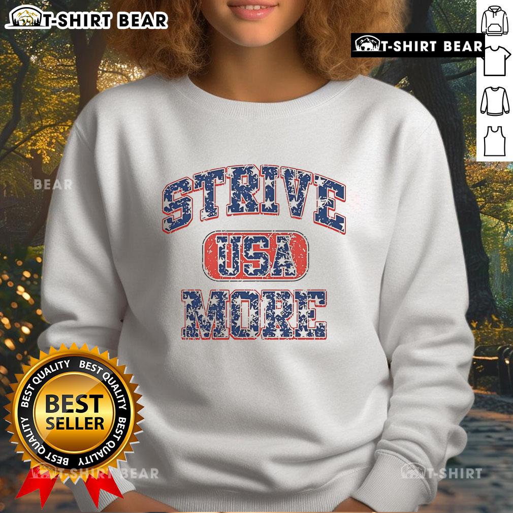 Official Strive Usa More Sweatshirt Official Strive USA More Sweatshirt in navy blue, featuring a stylish logo and comfortable fit for everyday wear.