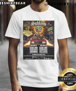 Official Sublime The Dolby Live In Las Vegas Tour August 15 2025 T-Shirt featuring vibrant graphics and tour details.