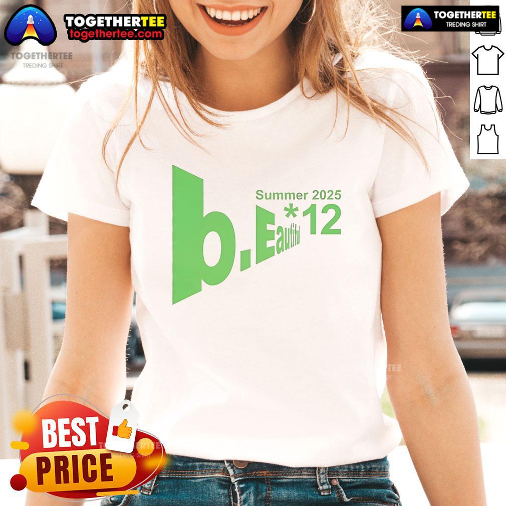 Official Summer 2025 Beautiful Logo 12 Ladies Tee Official Summer 2025 Beautiful Logo on a stylish ladies tee, perfect for summer fashion and casual wear.