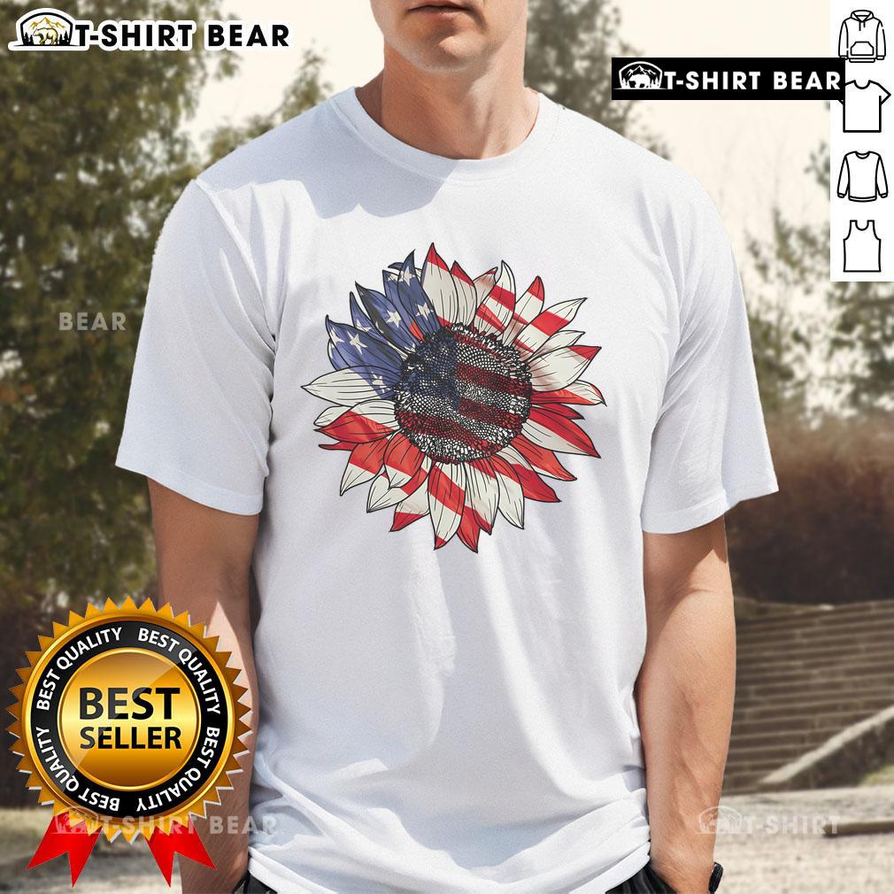Official Sunflower American Flag 4Th Of July Merica Usa T Shirt Official Sunflower American Flag 4th of July Merica USA T-Shirt featuring a vibrant sunflower design and patriotic colors.