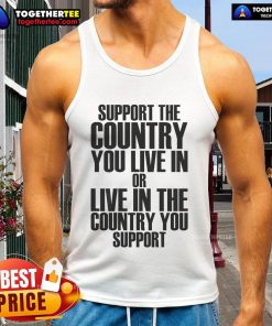 Official Support tank top showcasing pride for your country or the country you live in, perfect for casual wear.