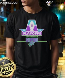 Official SW Kansas Storm Playoffs 2025 T-Shirt showcasing team colors and logo, perfect for fans and supporters.
