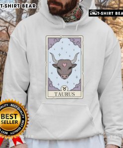 Official Taurus Card Hoodie featuring zodiac design, perfect for astrology lovers and stylish winter wear.