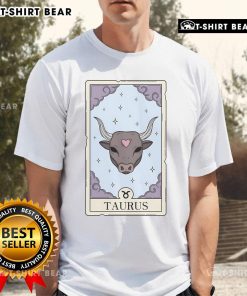 Official Taurus Card T-Shirt featuring a stylish zodiac design for Taurus astrology lovers and horoscope enthusiasts.