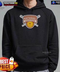 Alt Text: Official Texas Longhorns 2025 NCAA Softball College World Series Champions hoodie in burnt orange and white design.