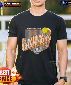 Official Texas Longhorns 2025 Softball National Champions Bound T-Shirt featuring team colors and logo design.