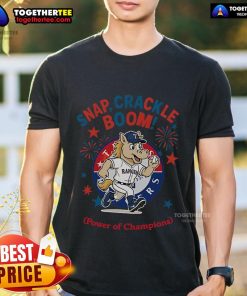 Alt Text: Official Texas Rangers Snap Crackle Boom Independence Day T-Shirt featuring vibrant graphics and festive design.