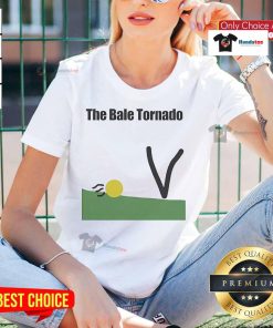 Official Bale Tornado in Texas Ladies Tee featuring a stylish design, perfect for fans of Texas tornadoes and casual wear.