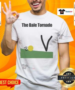 Alt Text: Official The Bale Tornado in Texas T-Shirt featuring striking graphics and vibrant colors, perfect for tornado enthusiasts.