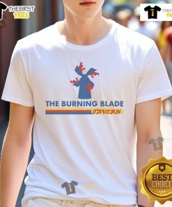 Official The Horizoneer The Burning Blade Tavern T-Shirt featuring unique design and vibrant colors for fans and collectors.