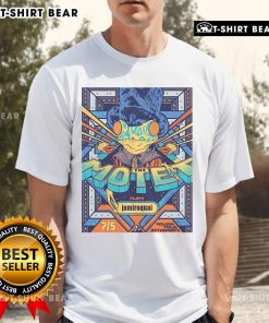 Alt Text: Official The Motet Boulder Theater Tour 2025 T-Shirt featuring vibrant design and band logo for fans.