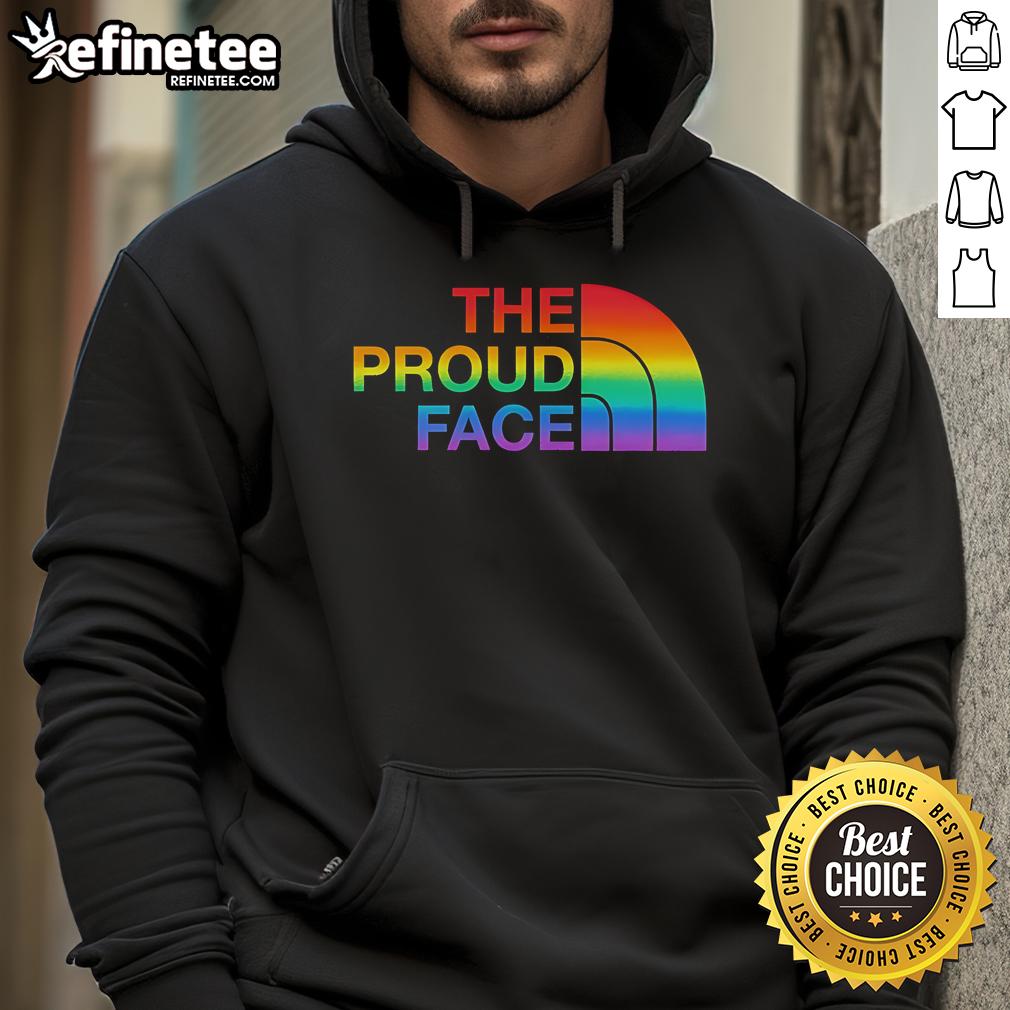 Official The Proud Face Pride Lgbt Hoodie Official The Proud Face Pride LGBT Hoodie in vibrant colors, celebrating LGBTQ+ pride and inclusivity.