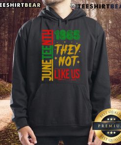 Official They Don't Like Us Juneteenth 1865 Pride Hoodie featuring vibrant design celebrating Juneteenth and pride.