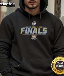 Official Toledo Walleye 2025 ECHL Kelly Cup Finals hoodie featuring team logo and championship design.