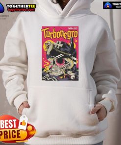 Alt Text: Official Turbonegro Hellfest 2025 Skull Hoodie featuring bold graphic design and a stylish black fabric.