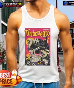 Alt Text: Official Turbonegro Hellfest 2025 Skull Tank Top featuring a bold skull design for fans of the band and festival.