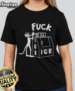 Official TV Dad Fuck Ice Ladies Tee featuring a bold graphic design, perfect for casual wear and fan merchandise.