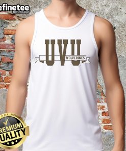 Alt Text: Official Tysdyes Utah Valley Ribbon Tank Top in vibrant colors, perfect for summer fashion and outdoor activities.