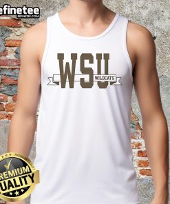 Alt Text: Official Weber State Ribbon Tank Top in vibrant tie-dye design, perfect for fans and casual wear.