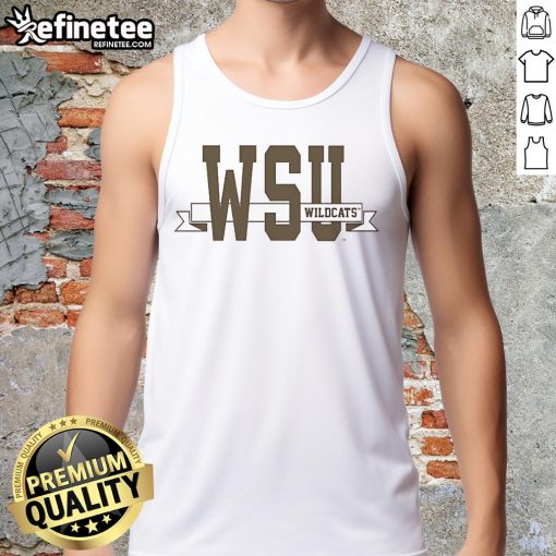 Alt Text: Official Weber State Ribbon Tank Top in vibrant tie-dye design, perfect for fans and casual wear.