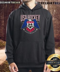Official USA Hockey Violent Gentlemen Hockey Club Hoodie in black, featuring logo and sporty design for fans and players.