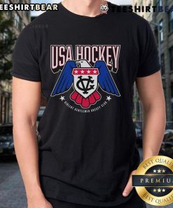 Official USA Hockey Violent Gentlemen Hockey Club T-Shirt featuring bold graphics and a premium fit for hockey fans.