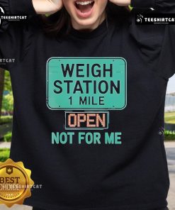 Official USA Trucker Weigh Station sweatshirt for proud CDL drivers, showcasing trucking pride and style.