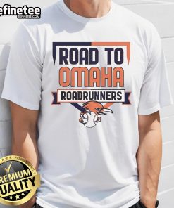 Alt Text: Official UTSA Road to Omaha Roadrunners T-shirt featuring vibrant team colors and logo, perfect for fans and supporters.
