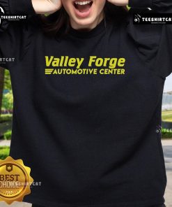 Official Valley Forge Automotive Center sweatshirt featuring logo and modern design, perfect for car enthusiasts.