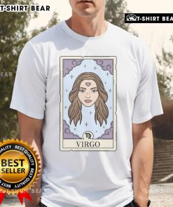 Official Virgo Card T-Shirt featuring zodiac design, perfect for astrology lovers and stylish everyday wear.