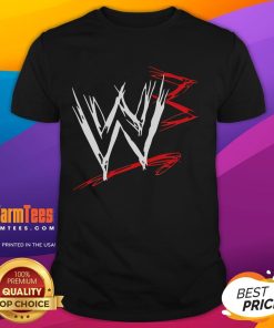 Alt Text: Official W3 World War 3 Logo T-Shirt featuring bold graphics on a stylish black background for fans and supporters.