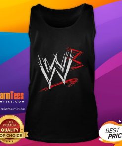 Alt Text: Official W3 World War 3 logo tank top featuring bold graphic design and vibrant colors for gamers and enthusiasts.
