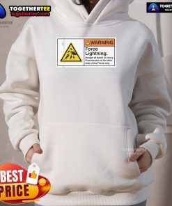 Official Warning Force Lightning Hoodie featuring bold graphics and a stylish design, perfect for casual wear.