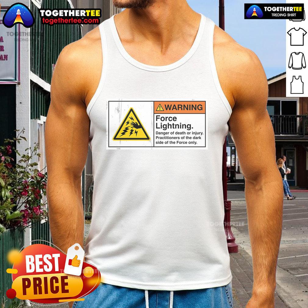 Official Warning Force Lightning Tank Top Official Warning Force Lightning Tank Top in vibrant colors, perfect for summer wear and showcasing bold graphic design.