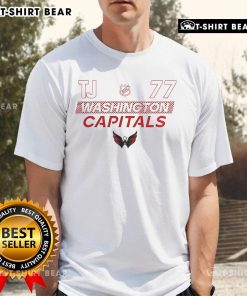 Alt Text: Official Washington Capitals Thank You T.J. Oshie T-Shirt featuring team colors and player graphics, celebrating Oshie's legacy.