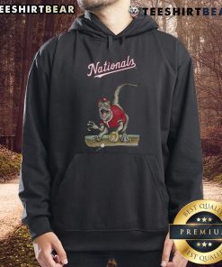 Alt Text: Official Washington Nationals Tiny Turnip Velociraptor Hoodie featuring vibrant colors and fun design for fans.