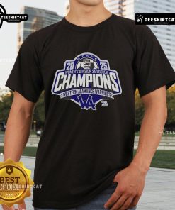 Official Western Alamance Warriors 2025 NCHSAA Women's Division 3A Soccer State Champions T-Shirt design and logo.