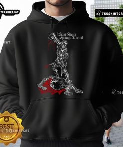 Alt Text: Official Wicca Phase Springs Eternal Darkest Victory Hoodie featuring unique design and cozy fit for fans.