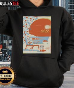 Official Wilco Valencia ES Marina Norte June 29, 2025 hoodie poster showcasing vibrant design and concert details.