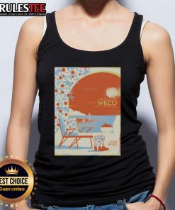 Official Wilco Valencia ES Marina Norte June 29, 2025 poster on a stylish tank top design showcasing the concert details.