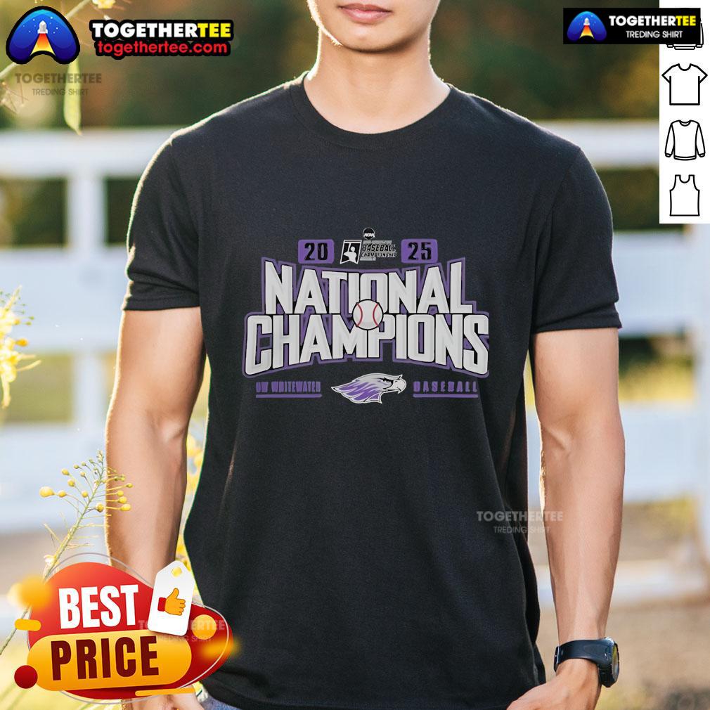 Official Wisconsin–Whitewater Warhawks 2025 NCAA Division III Baseball Super Regional Champions T-Shirt Official WisconsinWhitewater Warhawks 2025 NCAA Division III Baseball Super Regional Champions T-Shirt design.