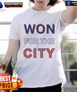 Official Won For The City Oklahoma City Thunder T-Shirt featuring team colors and logo, perfect for fans and collectors.