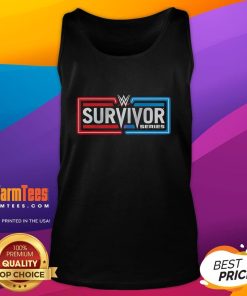 Official WWE Survivor Series logo tank top featuring bold graphics for wrestling fans and event enthusiasts.