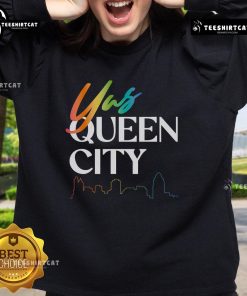 Official Yas Queen City Sweatshirt in vibrant colors, showcasing a stylish design perfect for urban fashion lovers.